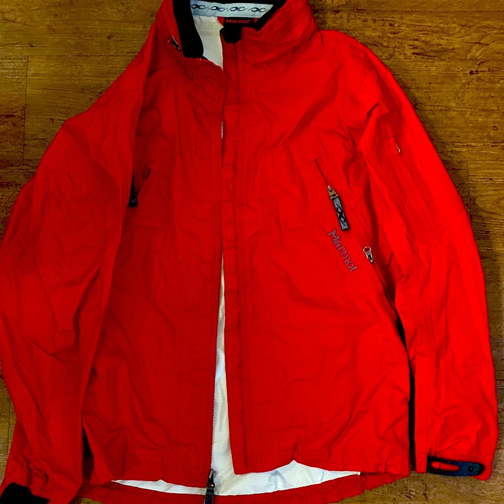 Red Marmot rain shell